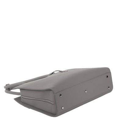 A grey 15.6" laptop handbag with a sleek design